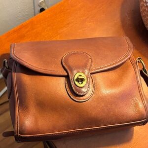 Coach Brown Leather Shoulder Bag